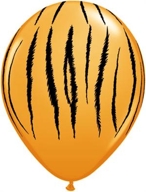 Tiger Print Latex Balloons