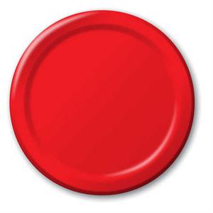 Small Red Paper Plates