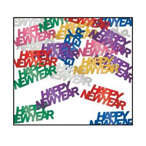 Happy New Year Confetti, Multi Colored