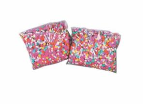 Bulk Paper Confetti, Multi colored round dots