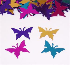Metallic Butterfly Confetti, Jewel Tones