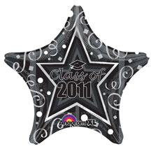 Black Class of 2011 Balloon
