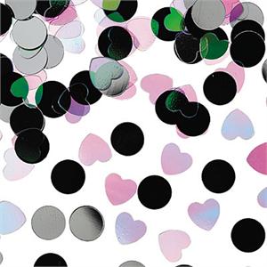 Black and White Wedding Confetti