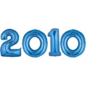 Blue 2010 Balloons