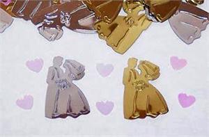 Metallic Bride Confetti