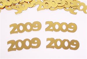 Gold 2009 Confetti