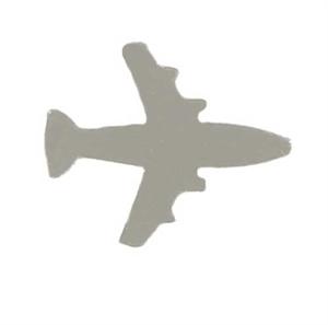 Silver Airplane Confetti