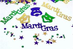 Metallic Mardi Gras Confetti