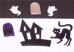 Tombstone Confetti,Haunted House Confetti, Black Cat Confetti, Ghost Confetti