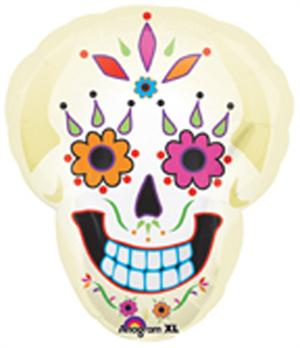 Day of the Dead Skull Balloon