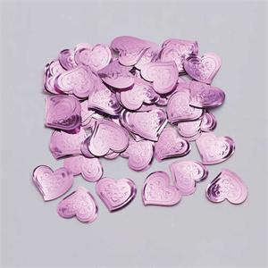 Deluxe Pink Heart Confetti