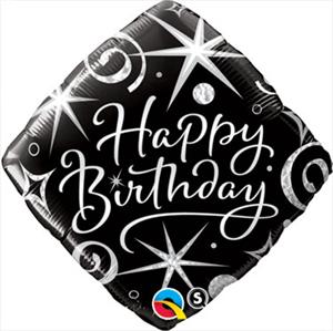 Elegant Happy Birthday Balloon