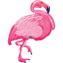 Pink Flamingo Balloon