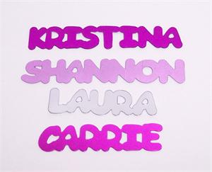 Name Confetti for Girls Name Confetti for Girls