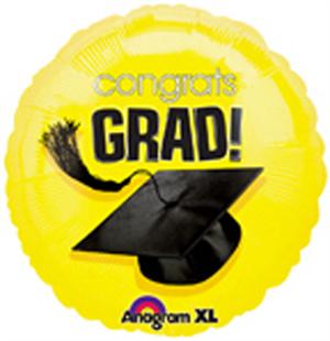 Yellow Graduation Balloon Yellow Graduation Balloon