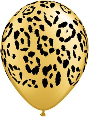 Leopard Print Balloons, 100 Count