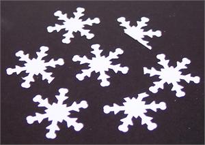 Sloppy Snowflake Confetti