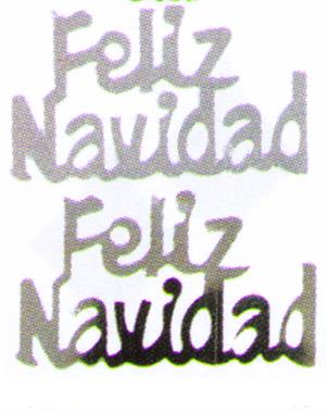 Merry Christmas Confetti in Spanish Silver Merry Christmas Confetti in Spanish Silver