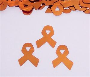 Orange Ribbon Confetti