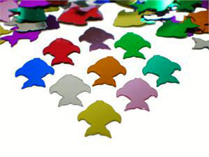 Metallic Multi Colored Fish Confetti