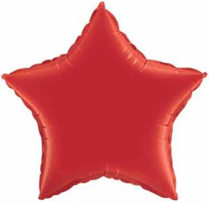 Red Star Shaped Balloon