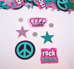 Retro Rock Queen Confetti