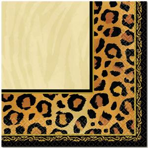 Safari Leopard Print Lunch Napkins