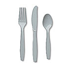 Silver Plastic Forks Silver Plastic Forks