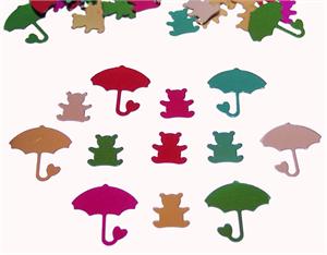 Bulk Teddy Bear and Umbrella Confetti
