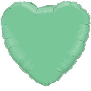 Light Green Heart Balloon, Wintergreen Light Green Heart Balloon, Wintergreen