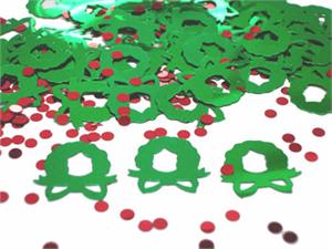Metallic Wreath Confetti Pounds or Packets