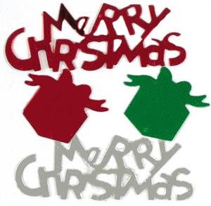 Merry Christmas Confetti with Gift Confetti