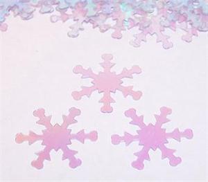 Snowflake Confetti, Iridescent Snowflakes