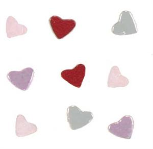 Tiny 1/8" heart confetti