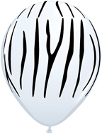 Zebra Print Balloons