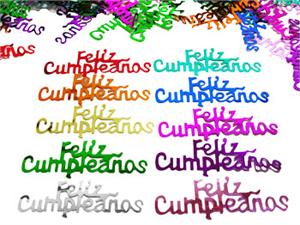 Feliz Cumpleanos Confetti