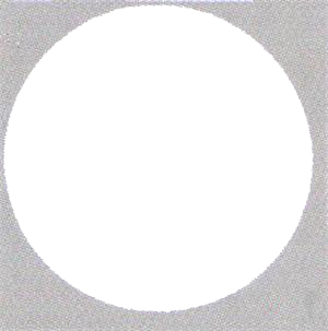 Large White Round Confetti