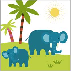 Elephant Baby Shower Napkins