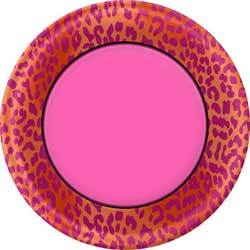 Wild Night Leopard Print Plates
