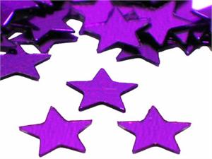 Purple Star Confetti, 1/4"