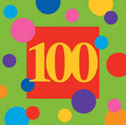 100th Birthday napkins