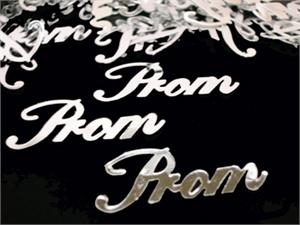 Silver Prom Confetti