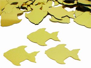 Fish Confetti, Metallic Gold