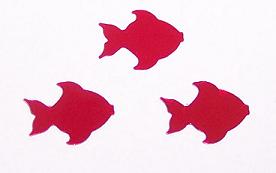 Red Fish Confetti