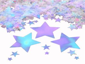 Iridescent Star Shaped Confetti