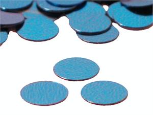 Blue round confetti