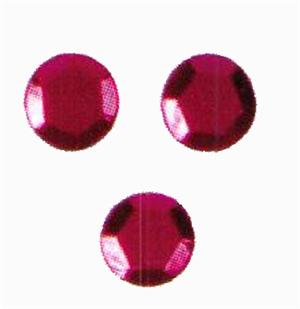 Fucshia round confetti