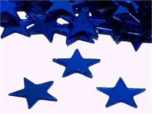 Royal Blue Star Confetti, 3/16