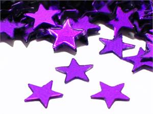 Purple Star Confetti, 3/16"