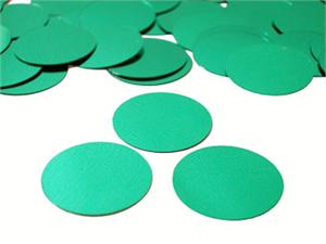 Turquoise round confetti